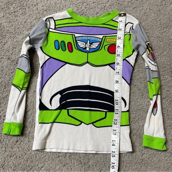 Disney Pixar Toy Story Buzz Lightyear Woody Pajama Tops Kids size 5T - Picture 5 of 13